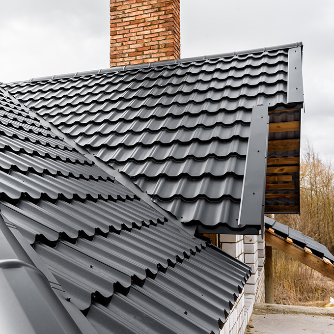 Metal roof tiles